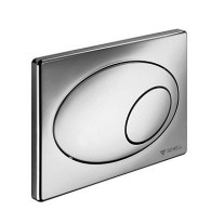 Schell WC-Betätigungsplatte Zweimengenspülung, ovale Betätigung, chrom 032630699