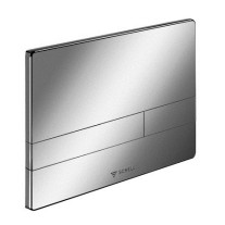 Schell WC-Betätigungsplatte LINEAR Zweimengenspülung, chrom ohne Schell Logo 032850699