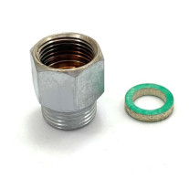 Schell Eckventil-Durchflussbegrenzer DN10, DF 6l/min, 3/8IGx3/8AG, chrom 065530699