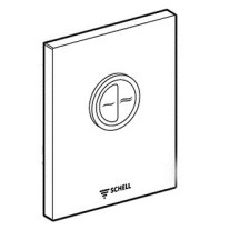 Schell WC-Betätigungsplatte EDITION ECO Zweimengenspülung, weiß 230881599