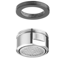 Schell Strahlregler max. 1,0 gpm ca.3,8 l/min, AG M24x1, chrom 289360699