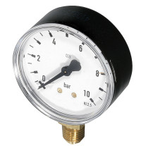 Resideo Manometer, Gehäusedurchmesser 63mm, Anschluss unten G 1/4, Teilung 0-16 bar M39M-A16