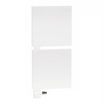 Kermi Signo Designheizkörper H: 124,7 B: 54cm weiß SGV1A1200552L2K