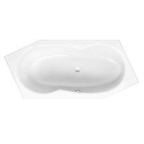 Bette BetteMetric Sechseck-Badewanne L: 2060 B: 900 H:450mm 6840-000PLUS