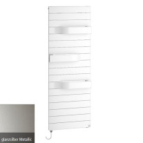 Kermi Tabeo-E Designheizkörper H: 119,7 B: 50cm glanzsilber TBE10120050WEXK