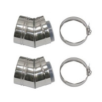 Vaillant Bogen 30 Grad, 80/125mm PP/Edelstahl für Fassadenverlegung konzentrisch 0020042758
