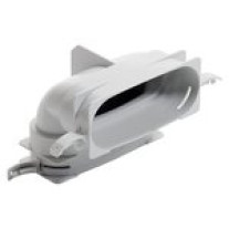 Vaillant Bogen flach 90 Grad vertikal, 52 x 132mm mit Dichtungen 0020180837