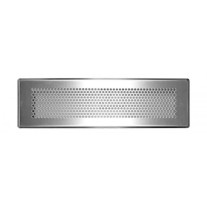 Vaillant Zuluftgitter für Boden-/Wandauslass Rundloch Edelstahl, 335 x 95mm, Edelstahl, nur als Zuluftauslass verwendbar 0020197698