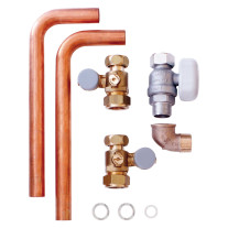 Vaillant VC-Installations-Set, Neu-Installation Auf-/Unterputz, Rohre kürzbar 0020201897