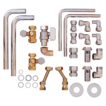 Vaillant VCW/VCI-Installations-Set Austausch Alt-Installation, Auf-/Unterputz, Rohre kürzbar 0020201901