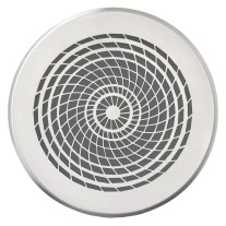 Vaillant Design Abdeckblende rund Durchmesser 125mm, Vortex Edelstahl 0020212290