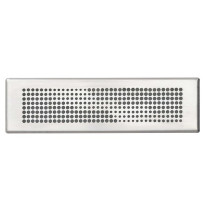 Vaillant Design Abdeckblende rechteckig, Wave Edelstahl 0020212296