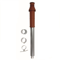 Vaillant senkrechte Dachdurchführung turboTEC 60/100mm rot Luft-/Abgasführung 303831