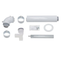 Vaillant Basis-Anschluss-Set Brennwert 60/100 an Abgasleitung DN 80 im Schacht 303920