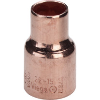 Viega Muffe reduziert 95240 in 22x15mm Kupfer 101565