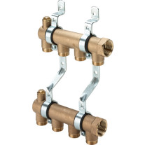 Viega Verteiler 1052 in 6-fach 280mm, Rp1 / G3/4 115302