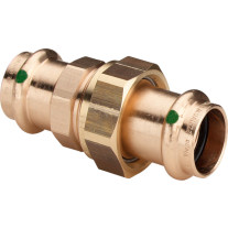 Viega Sanpress Verschraubung mit SC-Contur 2260 flachdichtend in 28mm 124311