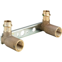 Viega Sanpress Montageeinheit mit SC-Contur 2221.1 in 15 x Rp1/2 x 45x80/150mm 135119