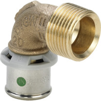 Viega Sanfix P Bogen 90 Grad mit SC-Contur 2114 in 16mm x R1/2 302900