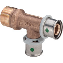 Viega Sanfix P T-Stück mit SC-Contur 2126.4 in R1/2 x 16x16mm 303280