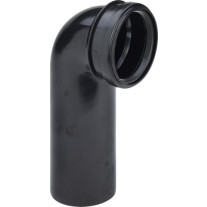 Viega WC Anschlussbogen 3816 in DN90 x DN90 Kunststoff schwarz 326609