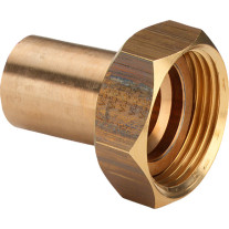Viega Sanpress Verschraubung mit SC-Contur 2264 flachdichtend in 18mm x G3/4 338510