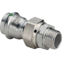 Viega Sanpress Inox Verschraubung mit SC-Contur 2365 in 28mm x R3/4 Edelstahl 438326