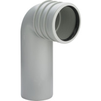 Viega WC Anschlussbogen 3816.1 in DN90 Kunststoff grau 440244