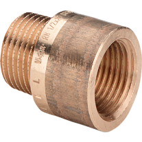 Viega Verlängerung Rotguss 3525 in R1 1/4 x Rp1 1/4 x 40mm 440527