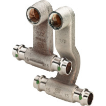 Viega Heizkörper-Anschlussset SC Profipress Therm 2273.1 in 18mm x G1/2 x 18mm 446635