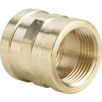 Viega Muffe Rotguss 3270 in Rp3/8 x Rp3/8 verchromt 447755