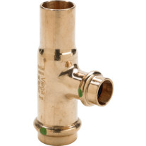 Viega T-Stück mit SC Profipress 2418.1 in 22x15x22mm Kupfer 477356
