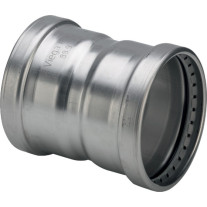 Viega Muffe Sanpress Inox XL 2315XL in 76,1mm Edelstahl 482800