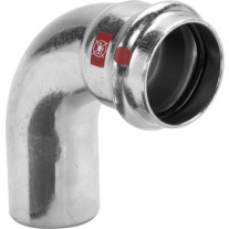 Viega Prestabo Bogen 90 Grad mit SC-Contur 1116.1 in 54mm 558253