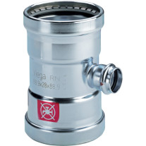 Viega Prestabo T-Stück mit SC-Contur 1118XL in 76,1x42x76,1mm 597900