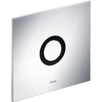 Viega Abdeckplatte 8351.8 in 150x140mm Aluminium verchromt 633233