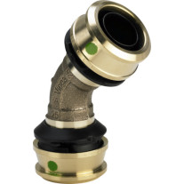 Viega Raxofix Winkelkupplung mit SC-Contur 5326 in 50mm 45 Grad 647100