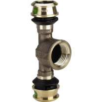 Viega Raxofix T-Stück mit SC-Contur 5317 in 25mmxRp3/4x25mm 647155