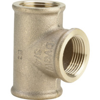 Viega T-Stück Rotguss 3130 in Rp1 1/4 x Rp1/2 x Rp1 1/4 650735