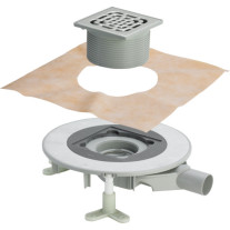 Viega Bodenablauf Advantix Top 4914.21 in DN50 Kunststoff Rahmen aus Edelstahl 669270