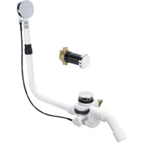 Viega Ab-und Überlauf Multiplex Trio F 6145.5 in 725mmxDN40/50 verchromt 675462