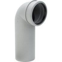 Viega WC Anschlussbogen 90 Grad 3816.3 in DN90 Kunststoff grau 683726
