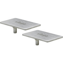 Viega Kappenset 4965.88 in Edelstahl geschliffen 686406