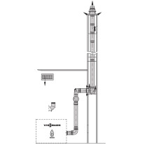 Viessmann Basiselement Schacht D=125 mm aus PPs 7180236