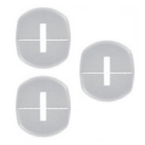Viessmann Abdeckrosette QKF Für PK1, 3 Stück 7183241