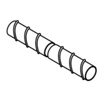 Viessmann Wickelfalzrohr DN180, 2m 7373026