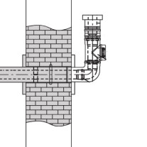 Viessmann AZ-Aussenwandpaket D=60/100 7373234