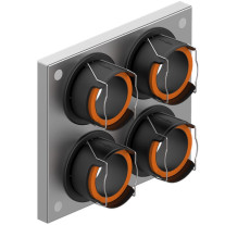 Viessmann Anschlussplatte 4-fach R75 XS 7377370