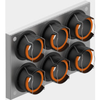 Viessmann Anschlussplatte 6-fach R75 S 7377373