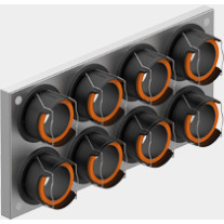 Viessmann Anschlussplatte 8-fach R75 M 7377376